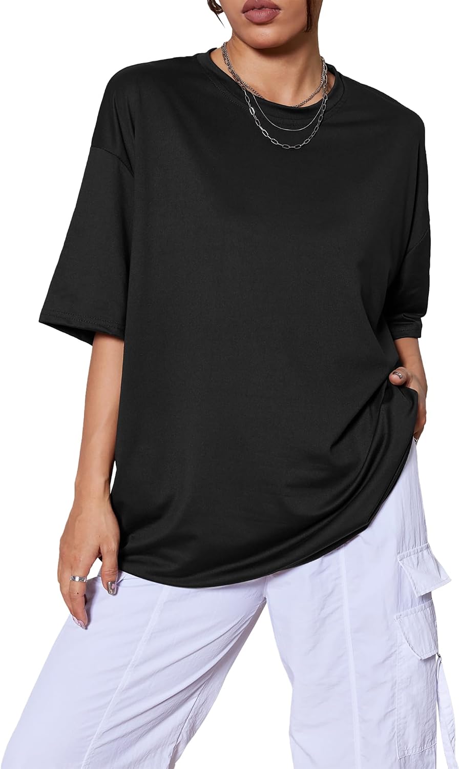 Oversized Casual T-Shirt — third-party reference view 2