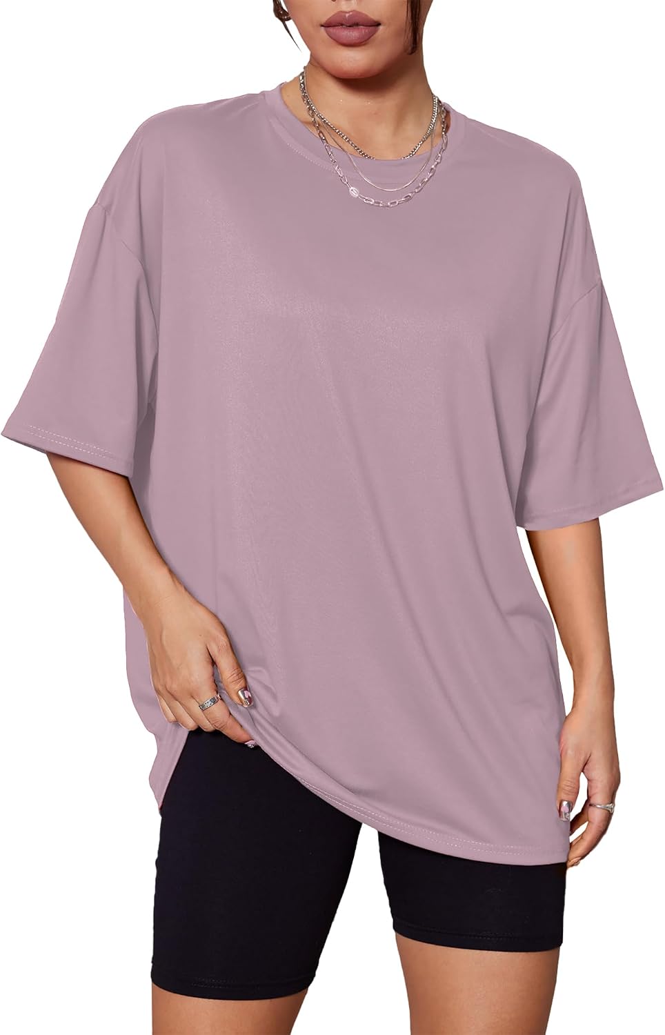 Oversized Casual T-Shirt — third-party reference view 3