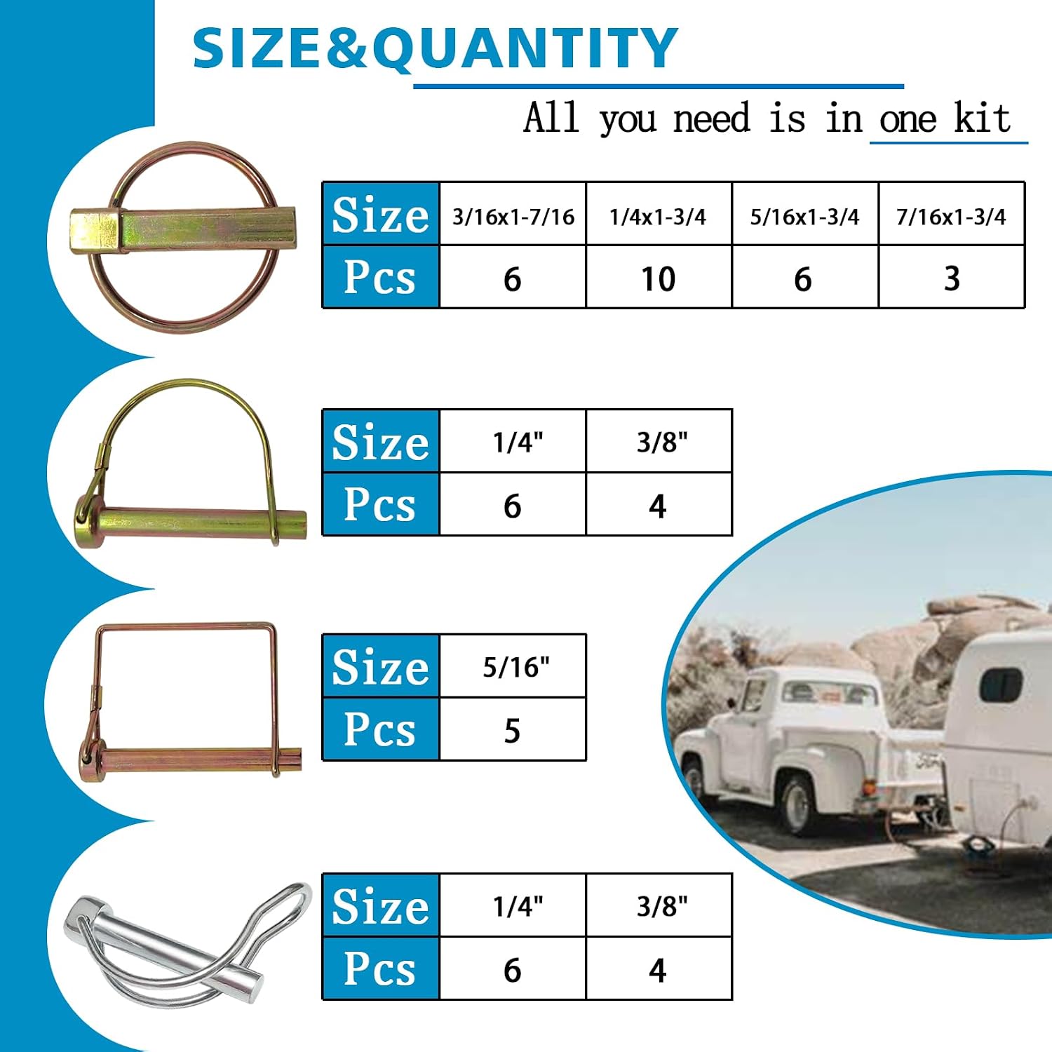 Tractor Hitch Pin Assortment — third-party reference view 2