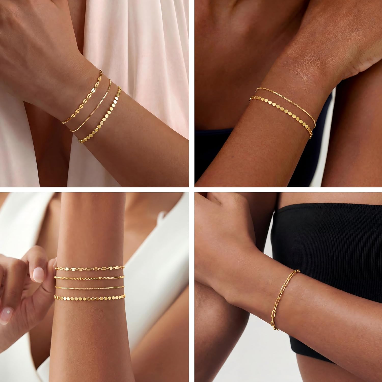 Minimalist Chain Bracelet - view 3