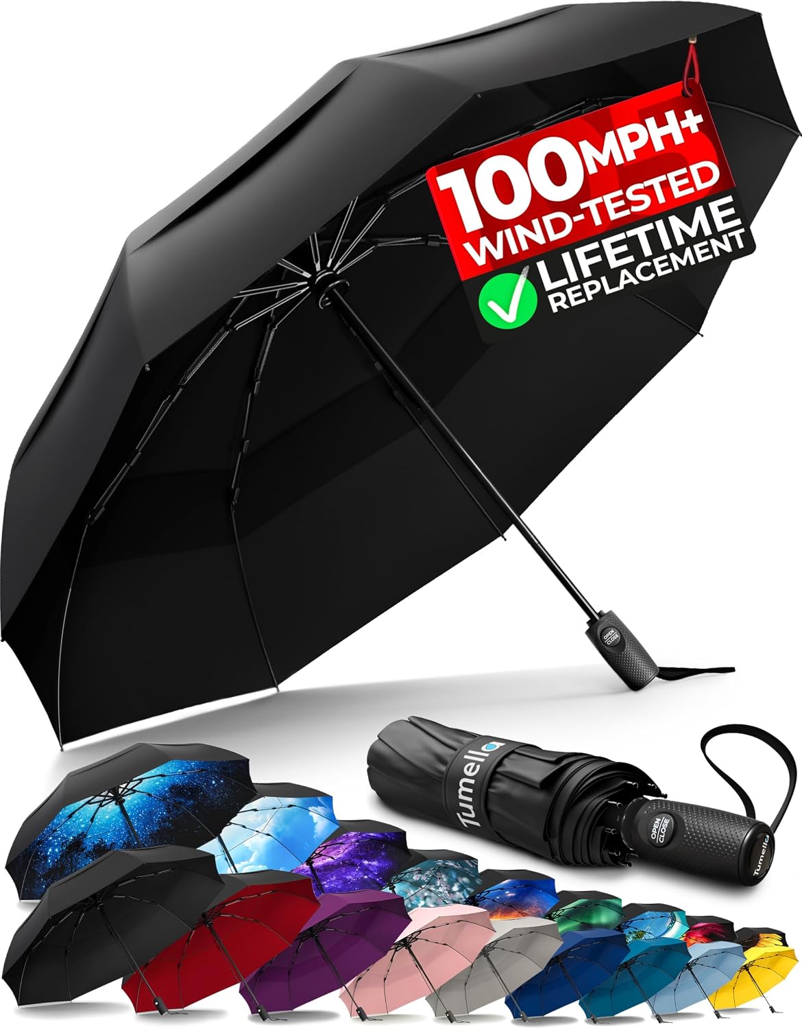 Compact Folding Umbrellas for B2B Sourcing