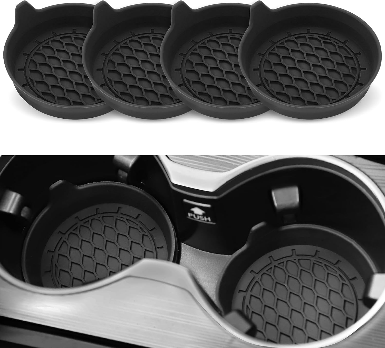Silicone Car Cup Holder Inserts for B2B Sourcing