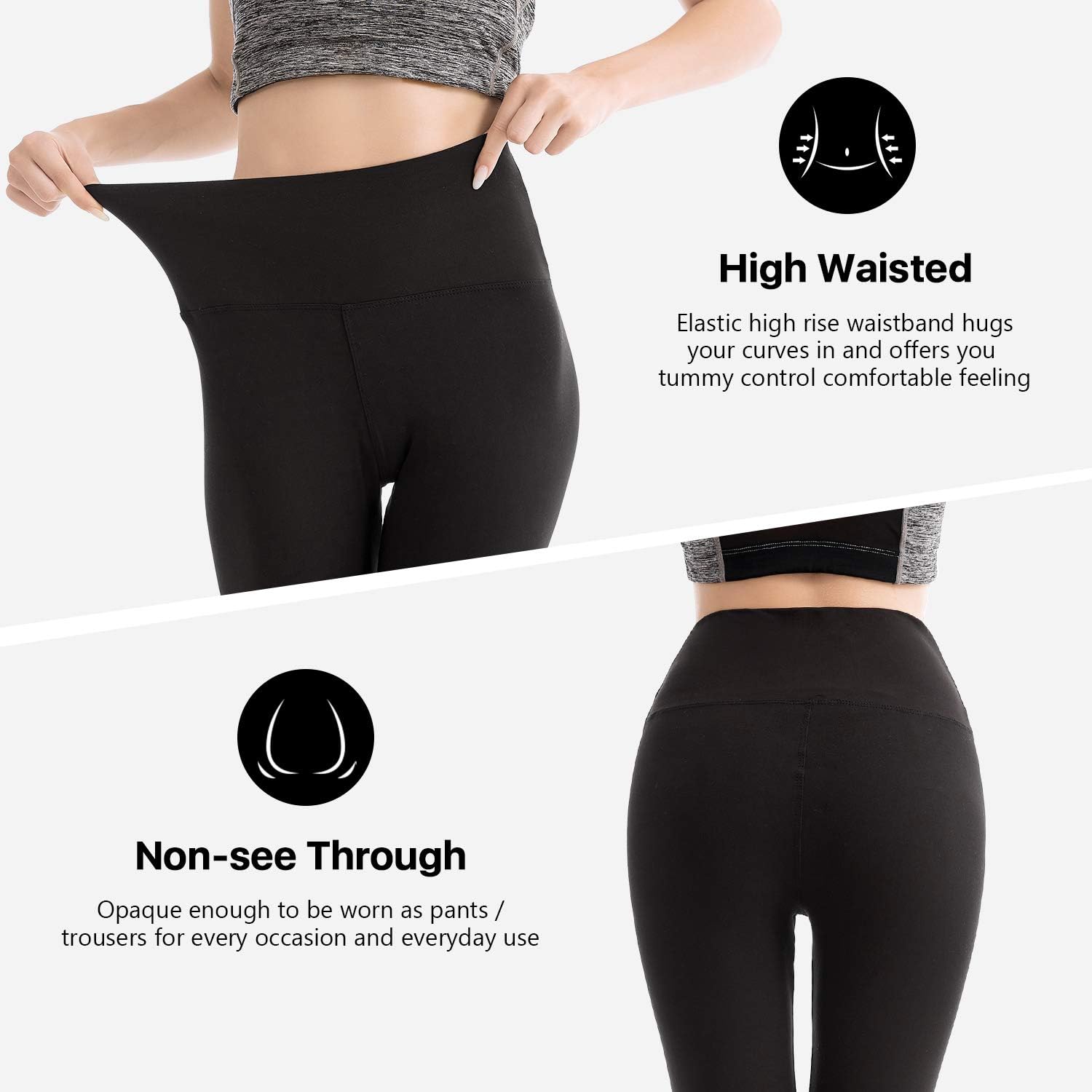 High Waisted Fitness Leggings - view 3