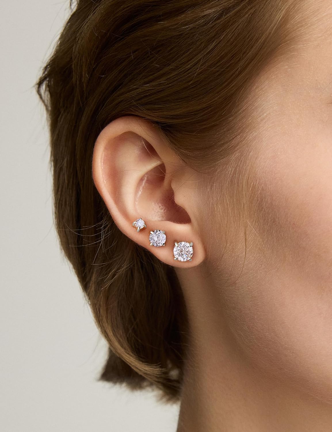 Cubic Zirconia Stud Earring Sets - view 3