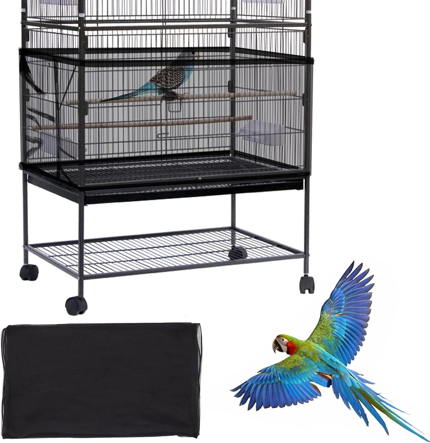 Mesh Bird Cage Seed Catchers for B2B Sourcing