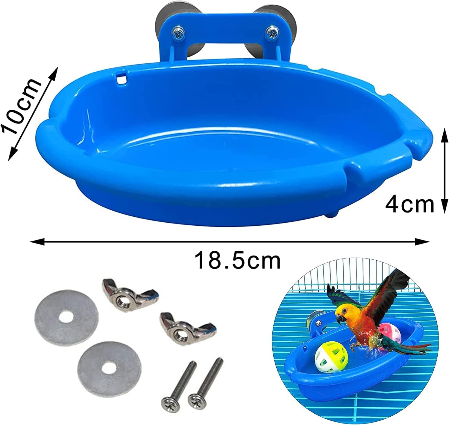 Hanging Bird Bath Basins - view 2