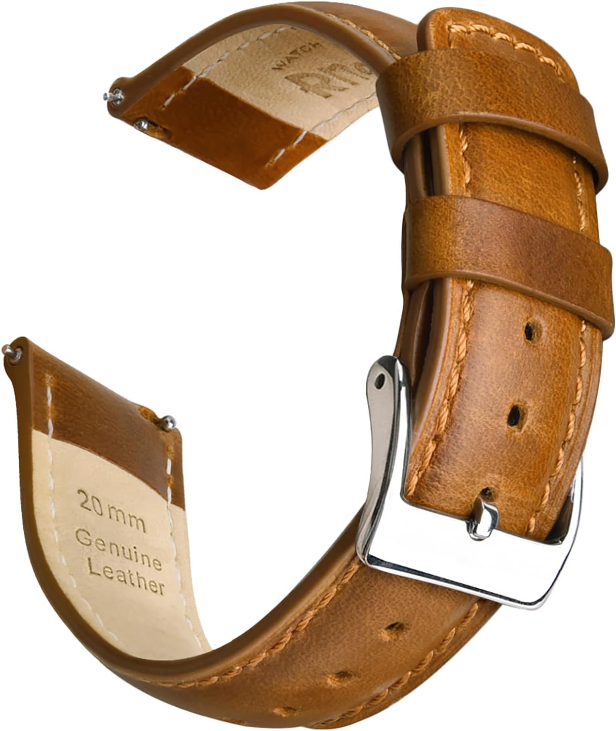 Quick Release Leather Watch Straps for B2B Sourcing