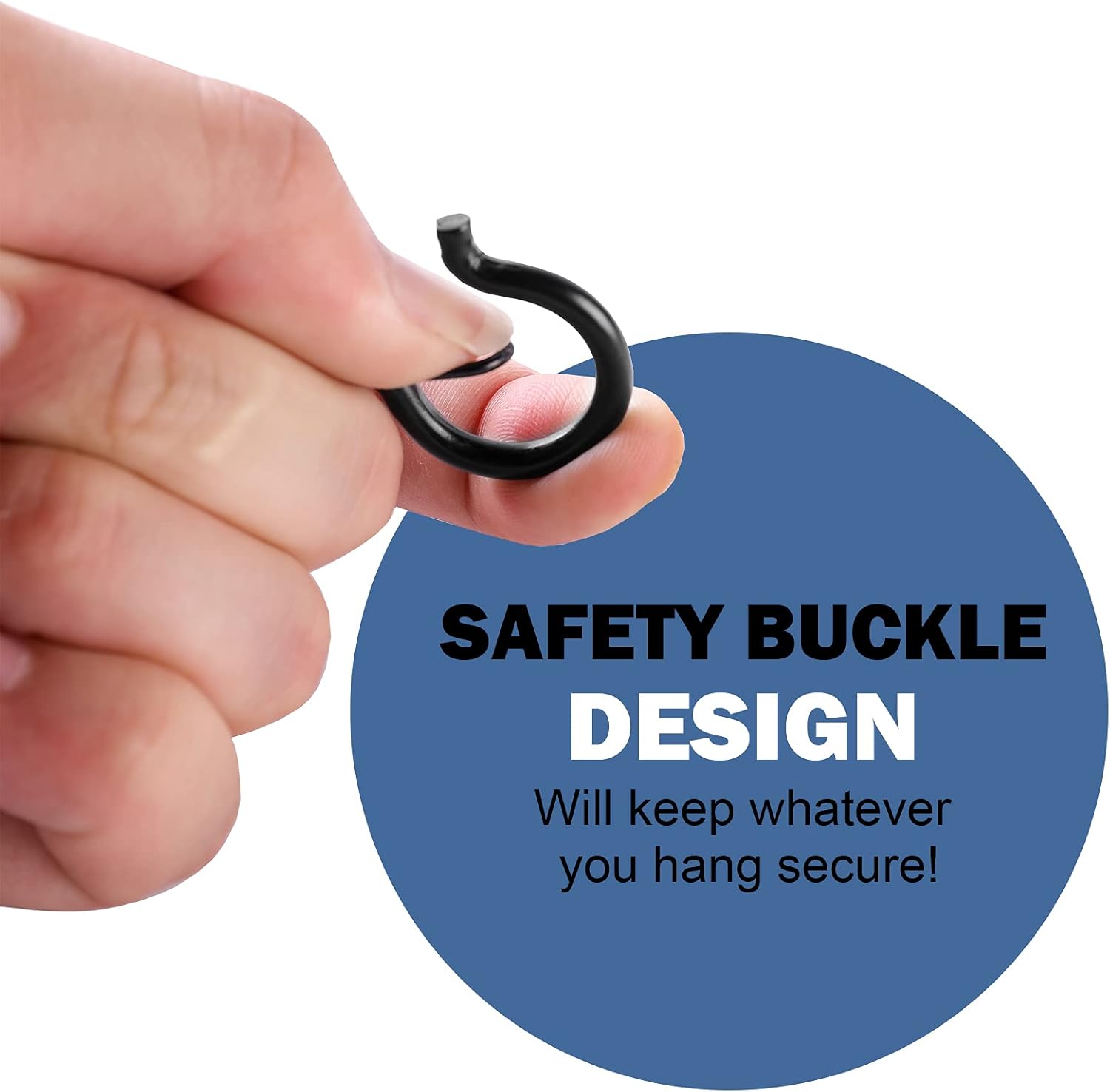 Safety Latch Screw Hooks - view 2