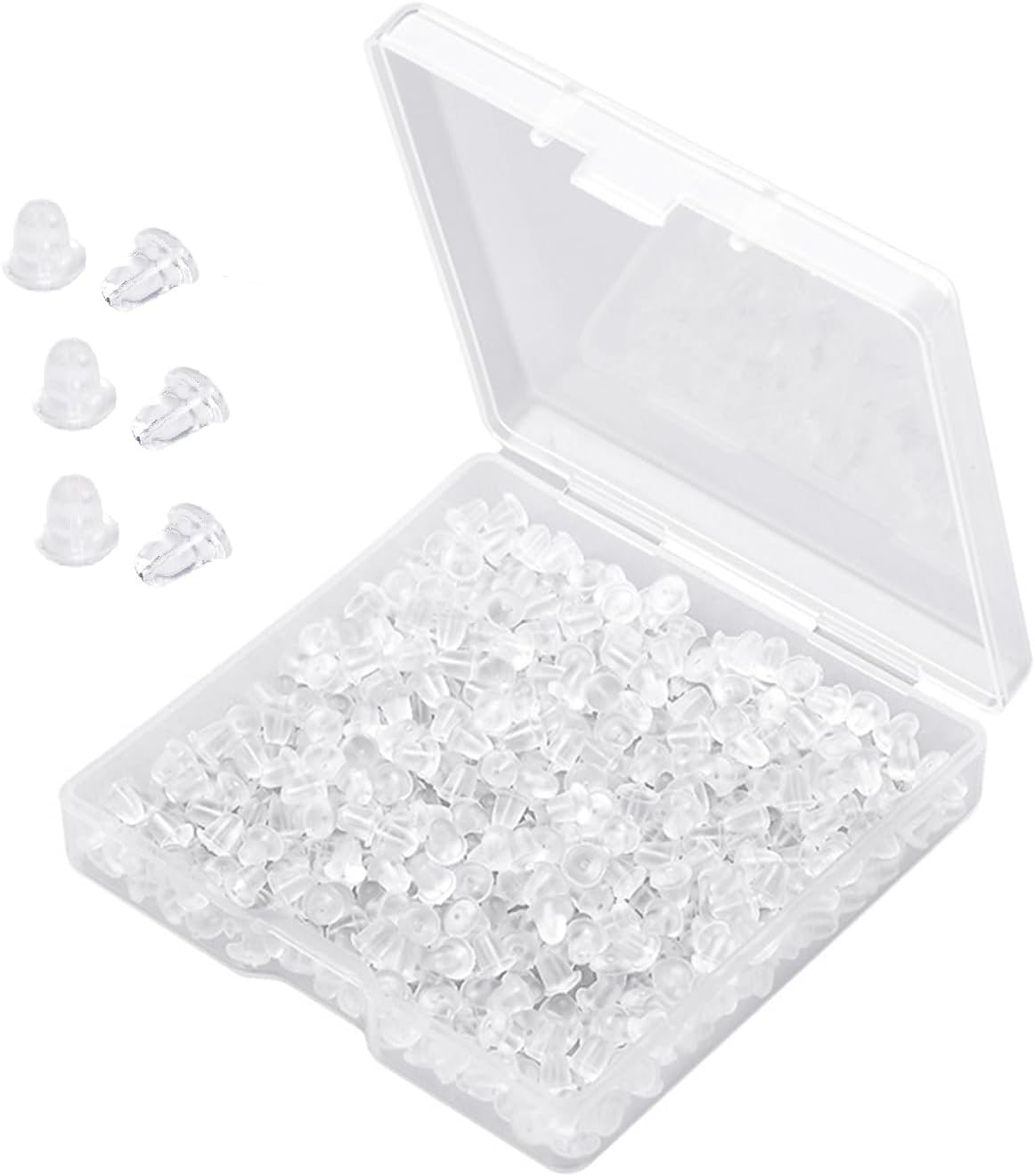Silicone Earring Backs for Jewelry Component Orders