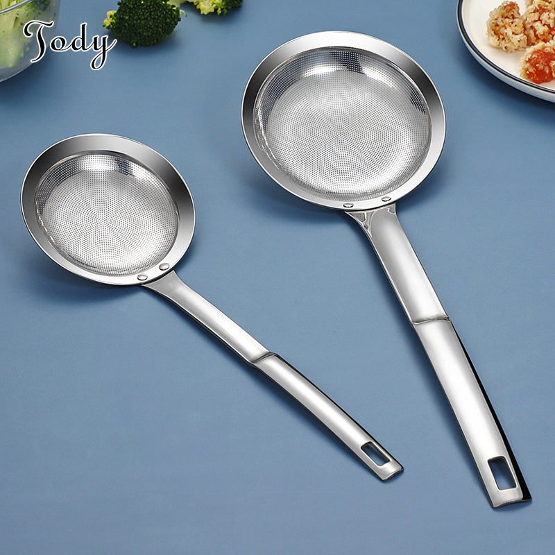 Stainless steel oil scoop