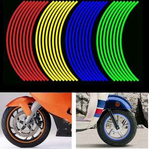 Reflective sticker on Wheel Hub-2SETS