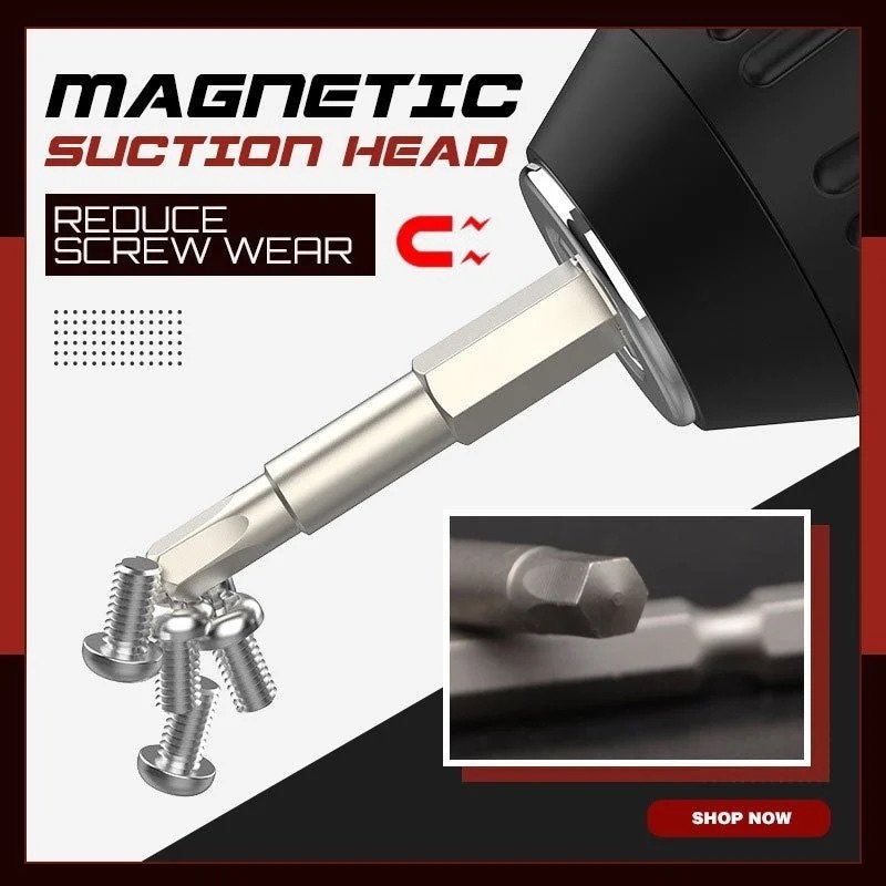 8pcs Magnetic Hexagon S2 Steel Bits