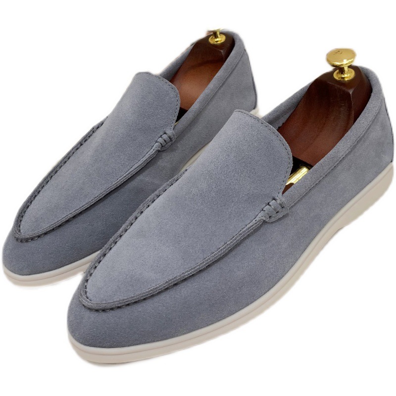 Men's leather flat shoes