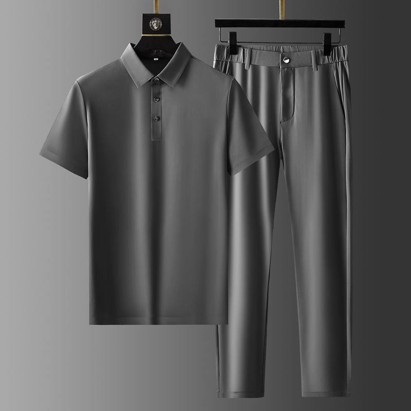 Men's ice silk suit