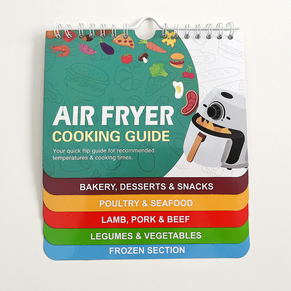 Cooking schedule refrigerator magnet pressure cooker air fryer magnetic sticker calendar style soft magnet sticker
