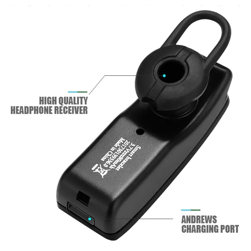 2-in-1 Smart Bracelet With Bluetooth Earphones