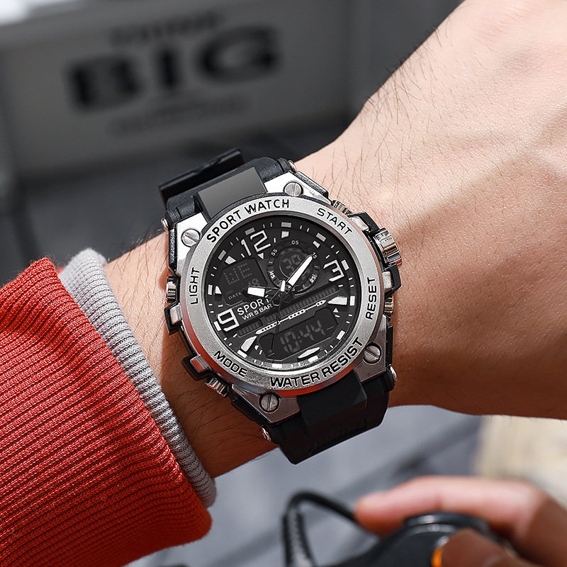 Men's new series electronic watch special forces style digital student watch men's anti-fall alloy