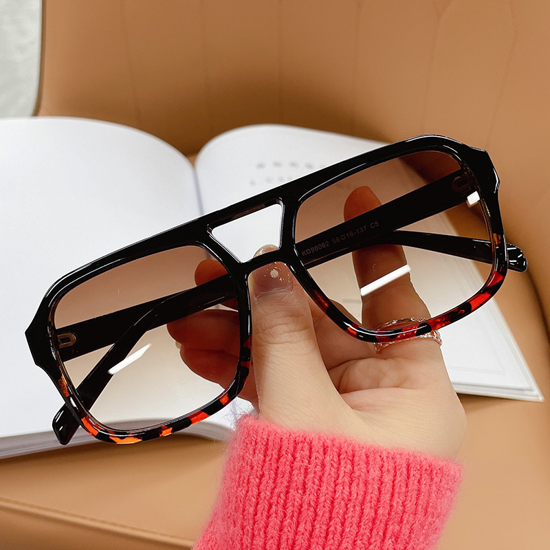 Double beam sunglasses