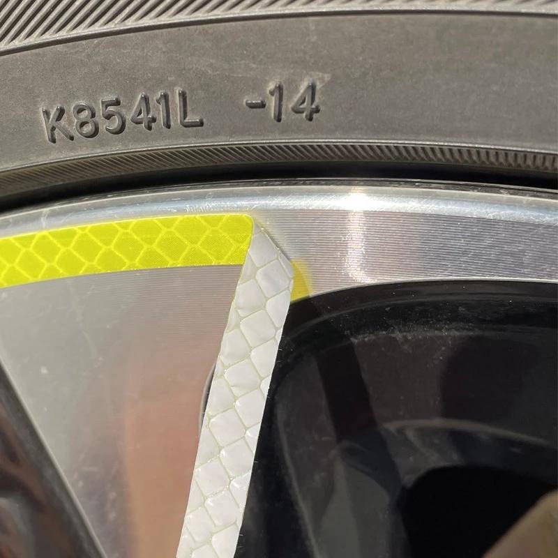 Car Wheel Tire Rims Reflective Sticker Stripes