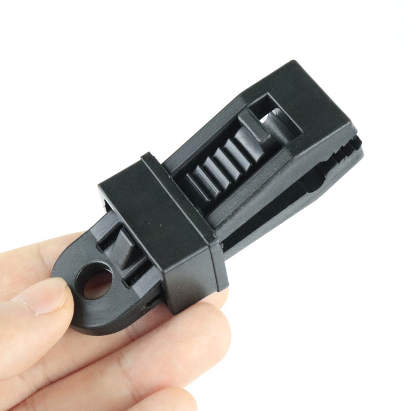 Colored tent clip