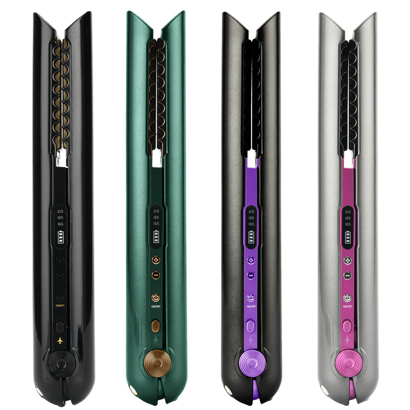 Straight hair curler