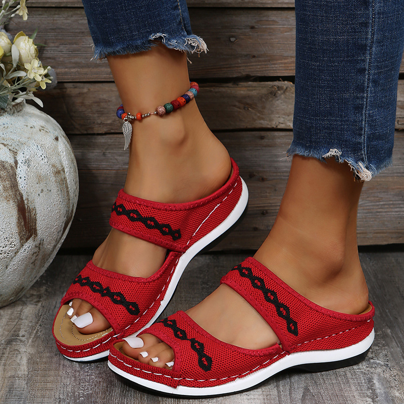 Fly-woven slippers
