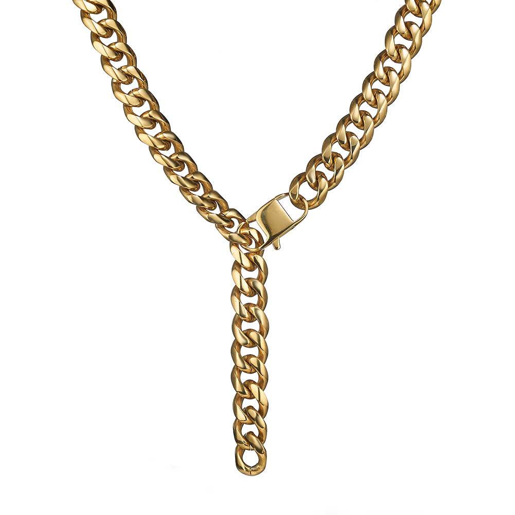 Stainless steel hip-hop necklace
