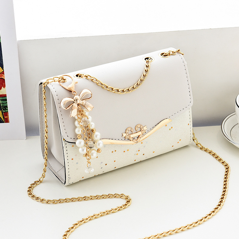 Women's bag shoulder crossbody bag sequined fashion bag Korean style women's shoulder bag mobile phone bag coin purse