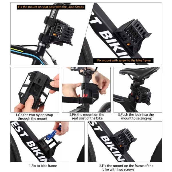 Heavy-Duty Industrial Bike Lock