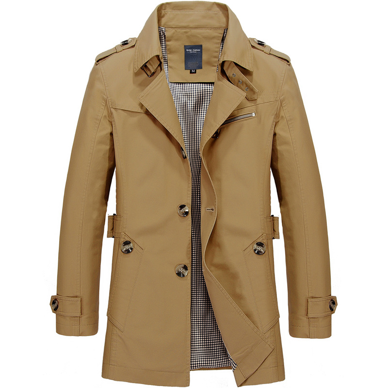 Men's medium and long jacket