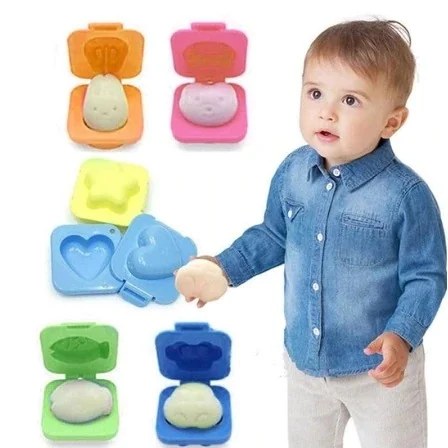 Animal Boiled Egg Mold-6pcs