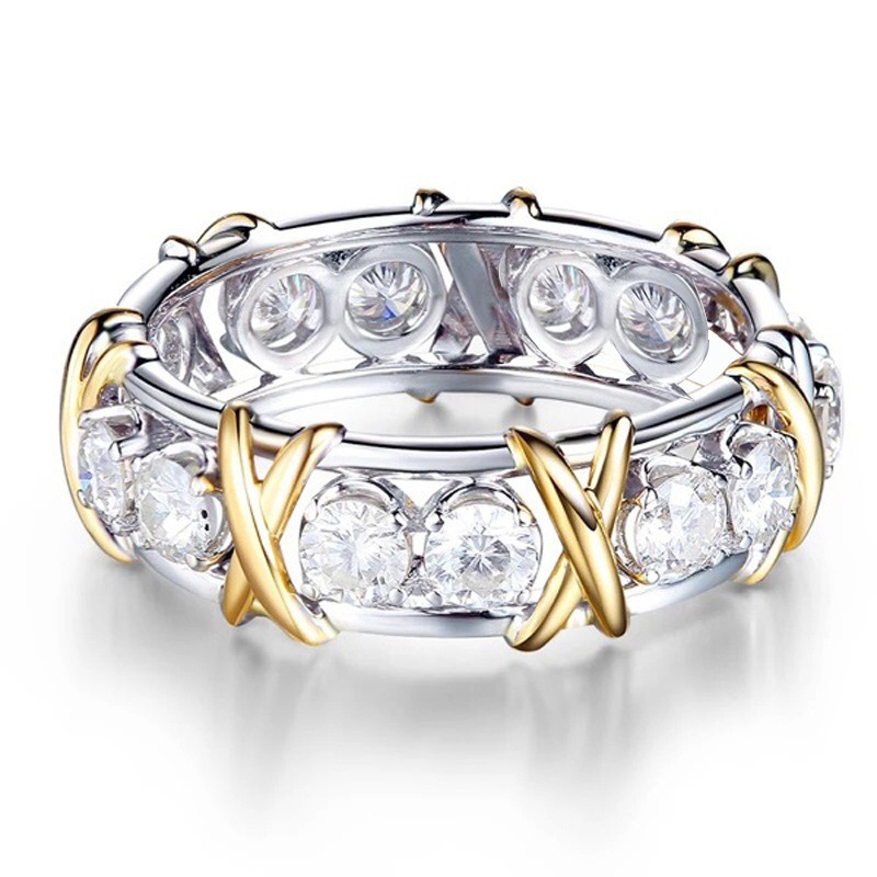 Zircon cross ring