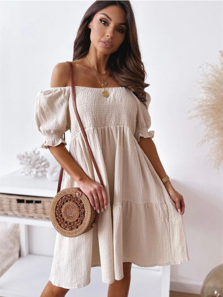 Off-the-shoulder dress